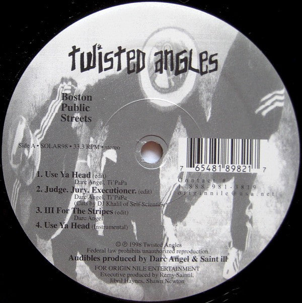 Twisted Angles : Boston Public Streets (12", EP)