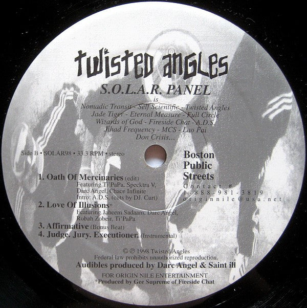 Twisted Angles : Boston Public Streets (12", EP)