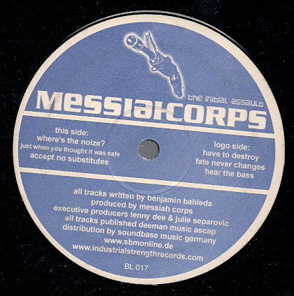 Messiah Corps : The Initial Assault (12")