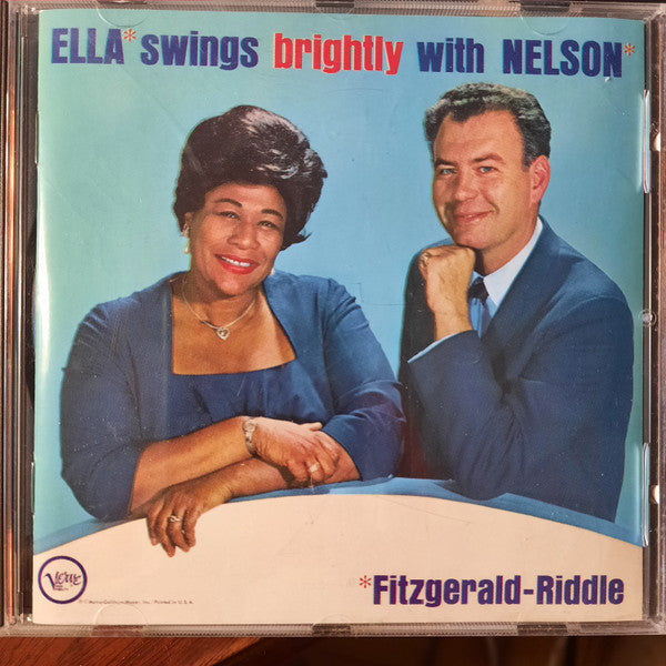 Ella Fitzgerald - Nelson Riddle : Ella Swings Brightly With Nelson (CD, Album, RE)