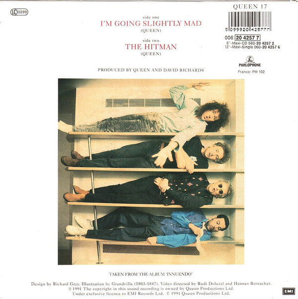 Queen : I'm Going Slightly Mad (7", Single)