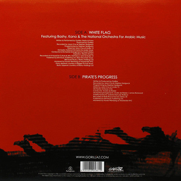Gorillaz : White Flag (10", RSD, Single, Ltd)