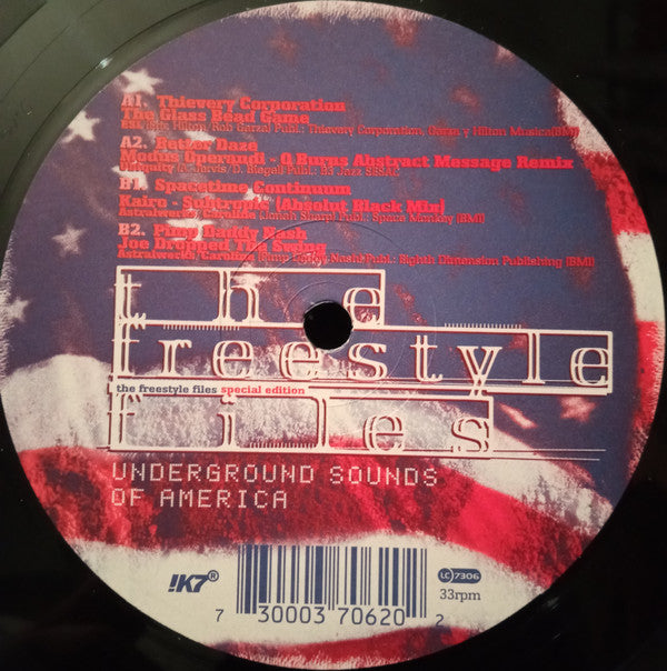 Various : The Freestyle Files - Underground Sounds Of America (12", EP, Ltd, Smplr)