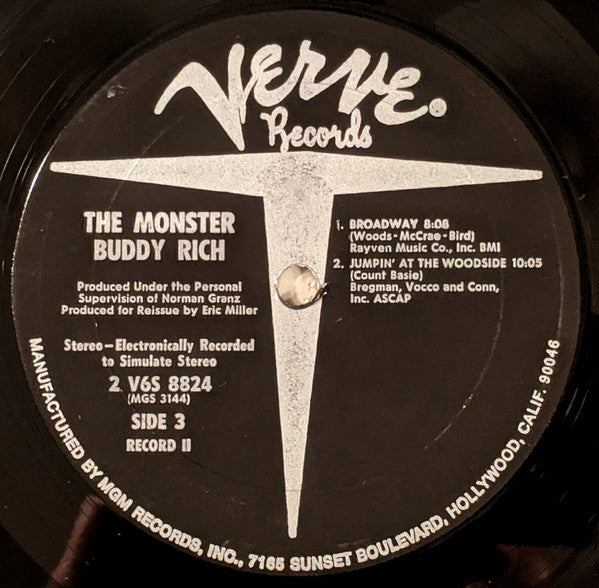 Buddy Rich : The Monster (2xLP, Comp, Gat)