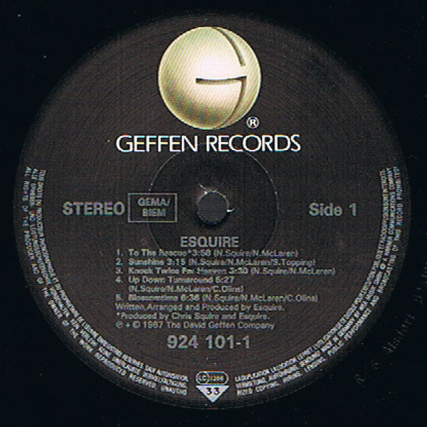 Esquire : Esquire (LP, Album)