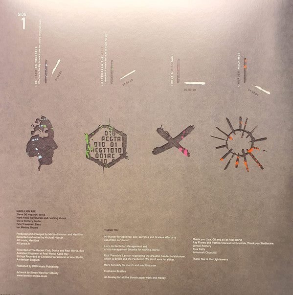 Marillion : An Hour Before It's Dark (2xLP, Album, Ltd, Ora)
