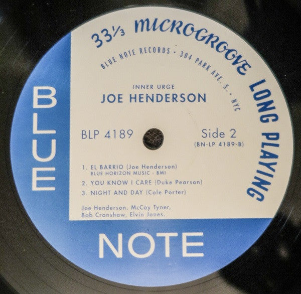 Joe Henderson : Inner Urge (LP, Album, RE, Sco)