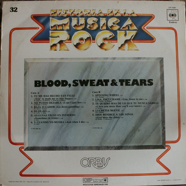 Blood, Sweat And Tears : Grandes Exitos (LP, Comp)