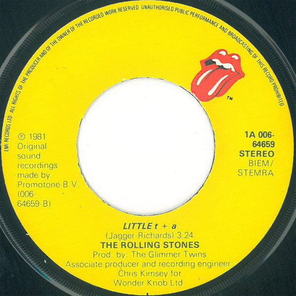 The Rolling Stones : Waiting On A Friend (7", Single)
