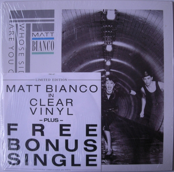 Matt Bianco : Whose Side Are You On (LP, Album, Cle + 7", Single + Ltd)