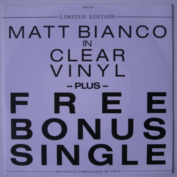 Matt Bianco : Whose Side Are You On (LP, Album, Cle + 7", Single + Ltd)