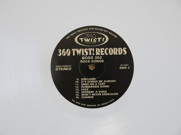 Boss 302 : Rock Songs (LP, Album, Whi)