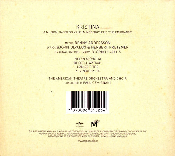 Various : Kristina At Carnegie Hall (2xCD, Album)