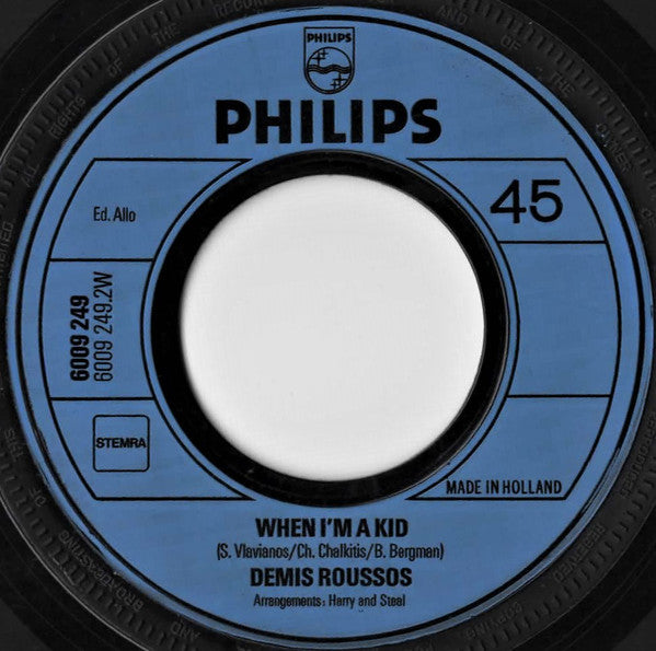 Demis Roussos : My Reason (7", Single)