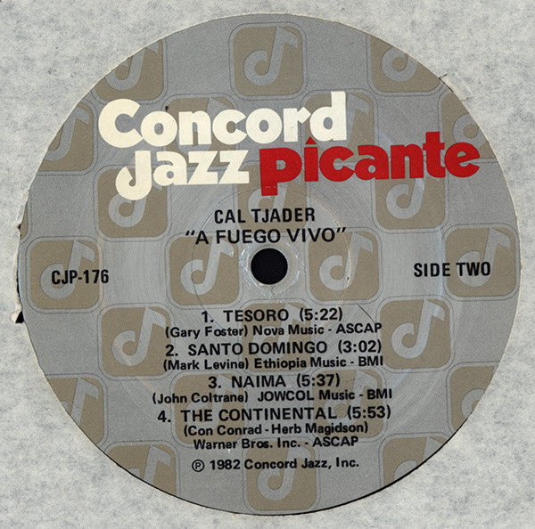 Cal Tjader : A Fuego Vivo (LP, Album)
