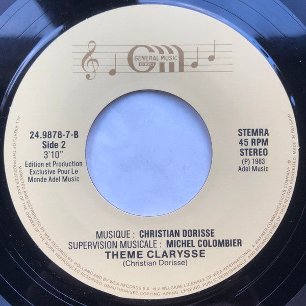 Christian Dorisse : Le Battant (7", Single)