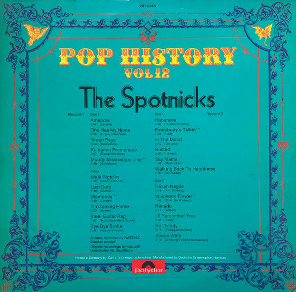 The Spotnicks : Pop History Vol. 12 (2xLP, Comp)