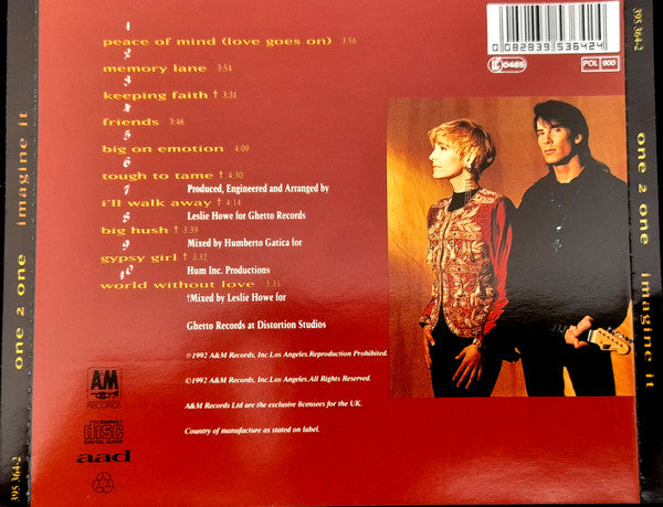 One To One : Imagine It (CD, Album)