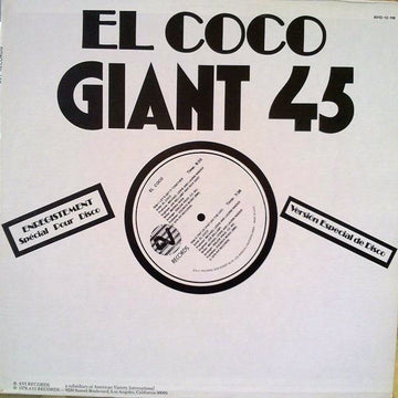 El Coco : Let's Get It Together / Fait Le Chat (Do The Cat) (12")