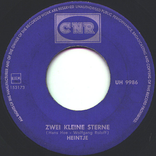 Heintje : Zwei Kleine Sterne (7", Single)