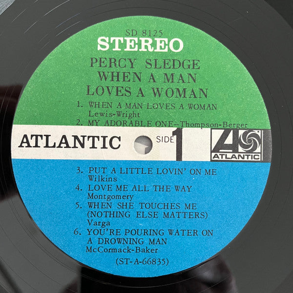 Percy Sledge : When A Man Loves A Woman (LP, Album)
