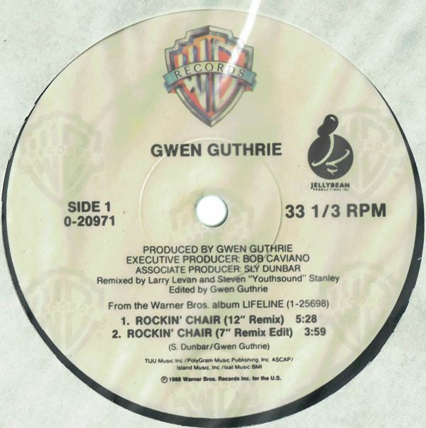 Gwen Guthrie : Rockin' Chair (12", Maxi)