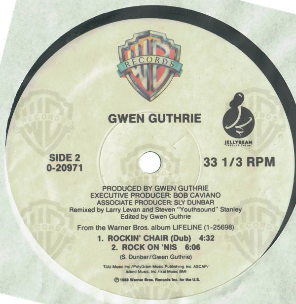 Gwen Guthrie : Rockin' Chair (12", Maxi)