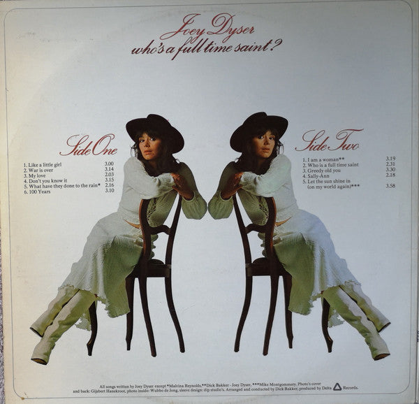 Joey Dyser : Who's A Fulltime Saint? (LP, Gat)