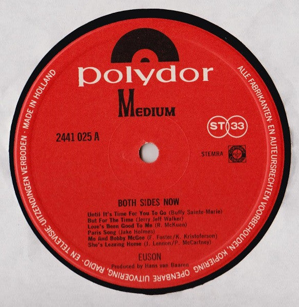 Euson : Both Sides Now (LP, Album)