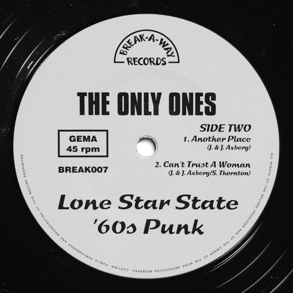 The Heard meet The Only Ones (3) : Lone Star State '60s Punk: The Heard Meet The Only Ones (10", Comp, Mono, RM)