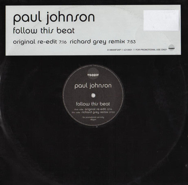 Paul Johnson : Follow This Beat (12", Promo)