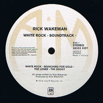 Rick Wakeman : White Rock (LP, Album)
