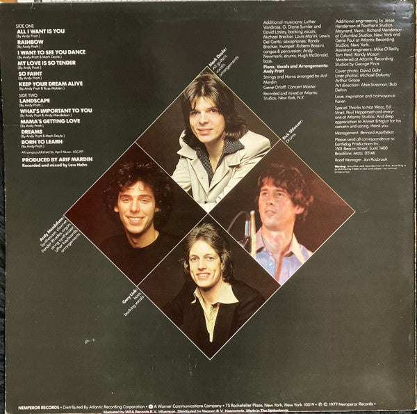 Andy Pratt : Shiver In The Night (LP, Album)