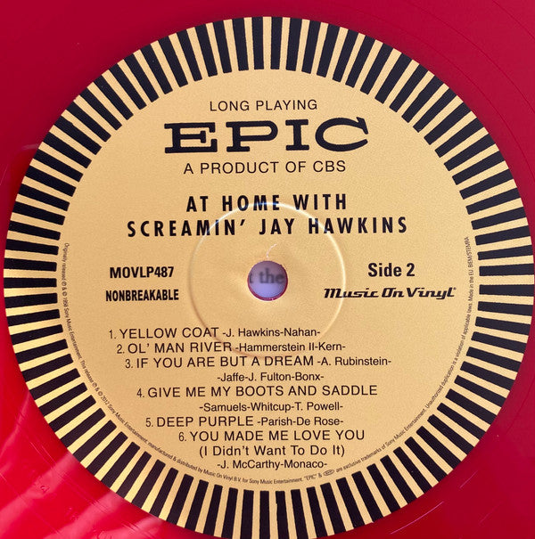 Screamin' Jay Hawkins : At Home With Screamin‘ Jay Hawkins (LP, Album, Mono, Ltd, Num, RE, Red)