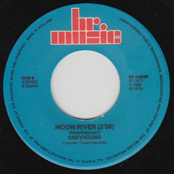 Greyhound (4) : Black And White / Moon River (7")