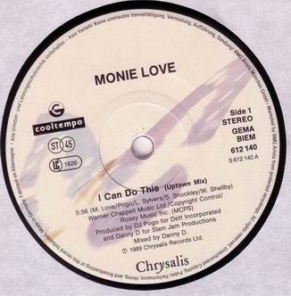Monie Love : I Can Do This (12", Maxi)