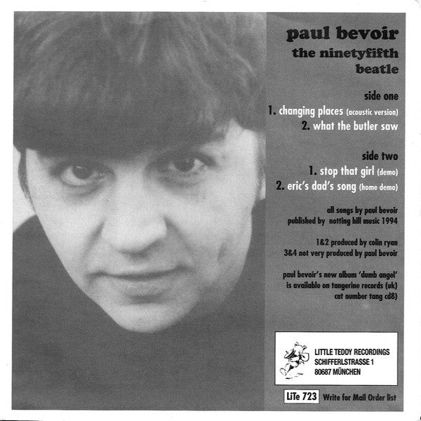 Paul Bevoir : The Ninetyfifth Beatle (7", EP)
