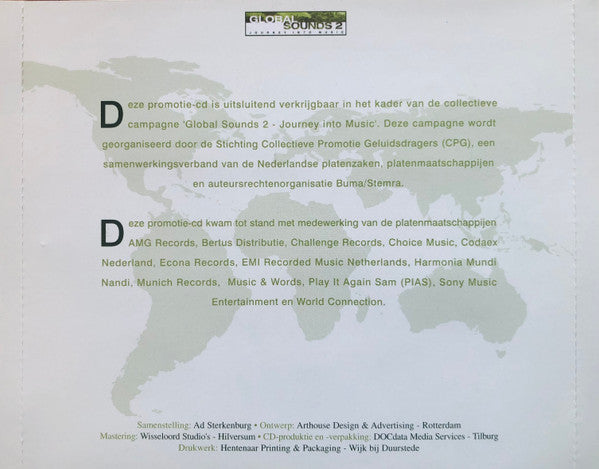 Various : Global Sounds 2 - Journey Into Music (2xCD, Comp, Smplr)