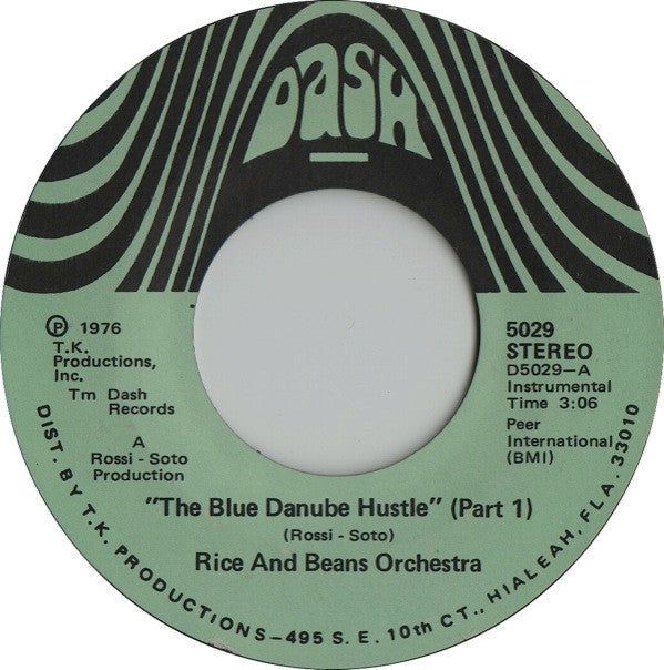 Rice And Beans Orchestra : The Blue Danube Hustle (7")