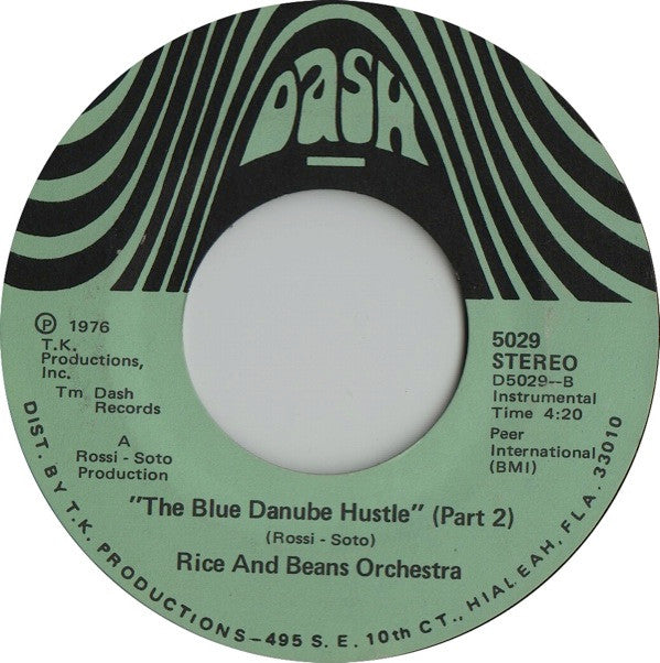 Rice And Beans Orchestra : The Blue Danube Hustle (7")