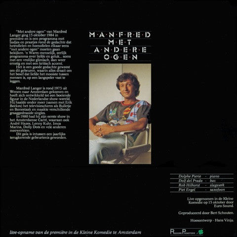 Manfred Langer : Met Andere Ogen (LP, Pin)