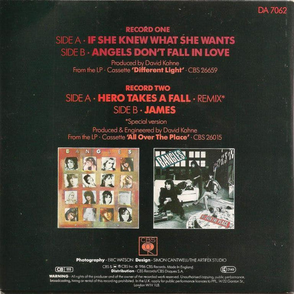Bangles : If She Knew What She Wants (2x7", Single, Ltd)