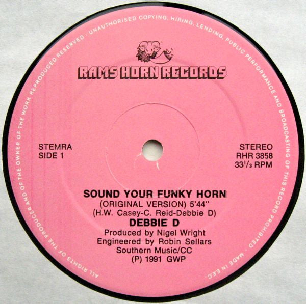 Debbie D : Sound Your Funky Horn (12")