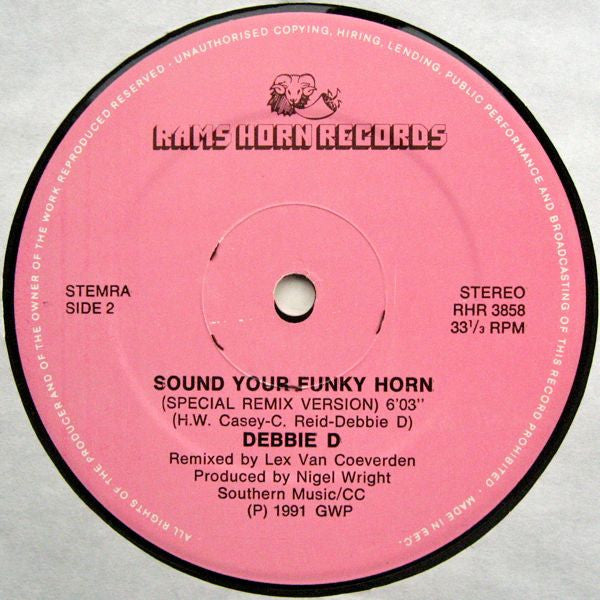 Debbie D : Sound Your Funky Horn (12")