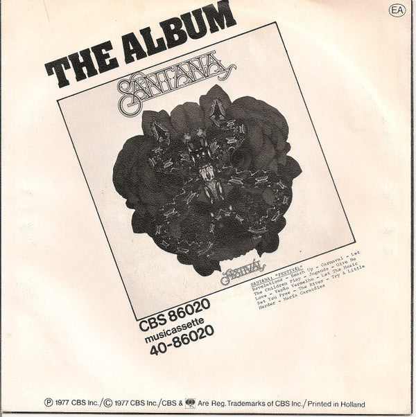 Santana : Let The Children Play / Carnaval (7", Single)