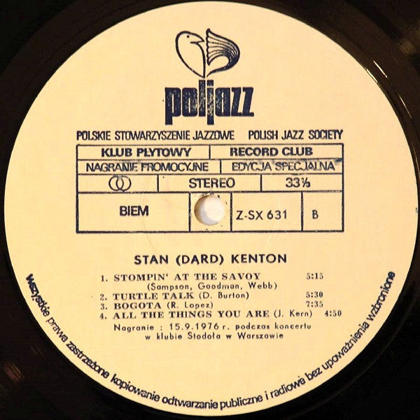 Stan Kenton : Stan (Dard) Kenton (LP, Club)