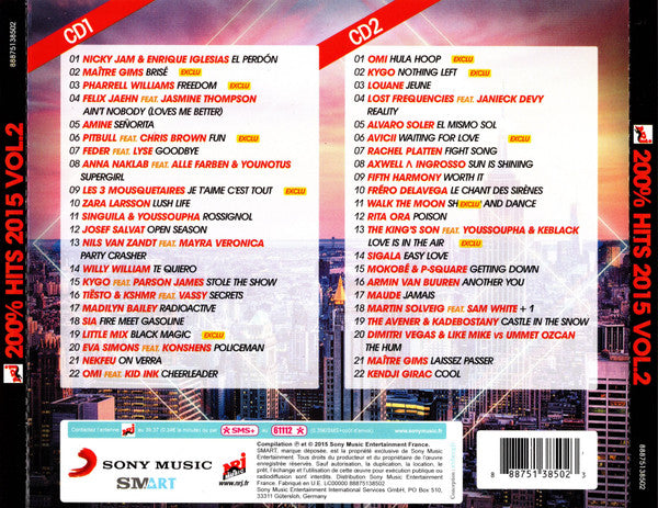 Various : NRJ 200% Hits 2015 Vol.2 (2xCD, Comp)