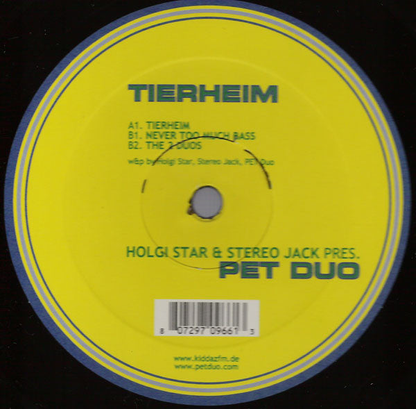 Holgi Star & Stereo Jack Pres. PET Duo : Tierheim (12")