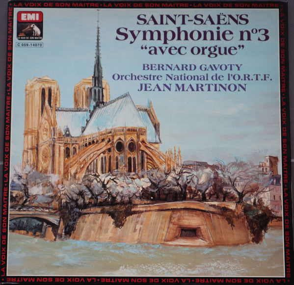 Saint-Saëns* - Bernard Gavoty, Orchestre National de L'O.R.T.F.*, Jean Martinon : Symphonie N° 3 "Avec Orgue" (LP, RE)