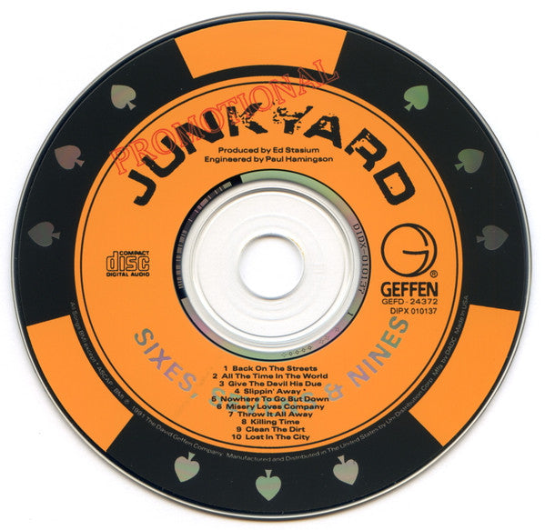 Junkyard (3) : Sixes, Sevens & Nines (CD, Album)